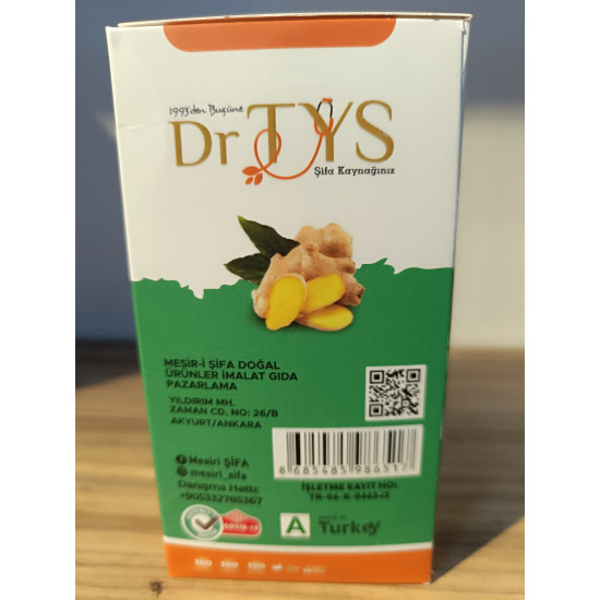 Dr Tys Zencefilli Bitkisel Karışım Macun 460 gr Dr Tys Zencefilli Bitkisel Karışım Macun 460 gr
