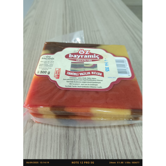 Öz Bayramiç Yaz Helvası 500 gr Öz Bayramiç Yaz Helvası 500 gr