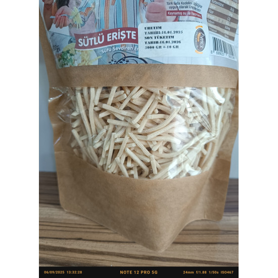 Eymek Sütlü Erişte 500 gr Eymek Sütlü Erişte 500 gr