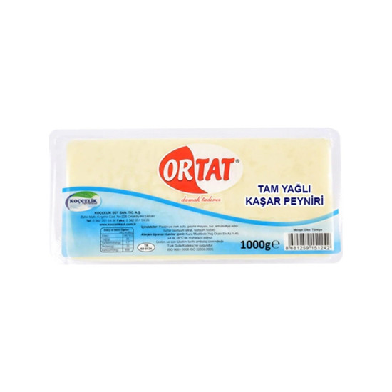 Tam Yağlı Taze Kaşar Peyniri 1Kg Tam Yağlı Taze Kaşar Peyniri 1Kg