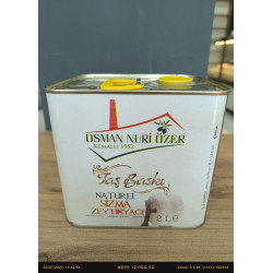 Natural Extra Virgin Cold Pressed Stone Pressed Olive Oil 2 LT Tin