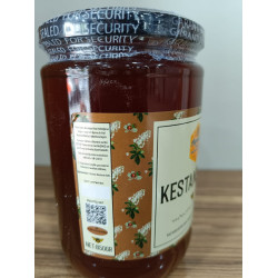 Kaz Mountains Chestnut Honey 850 GR Glass Jar
